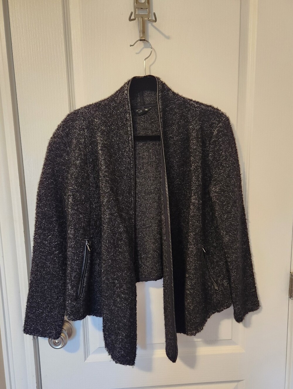 Women's Club Monaco Wool Blend Coat Sweater Size Medium